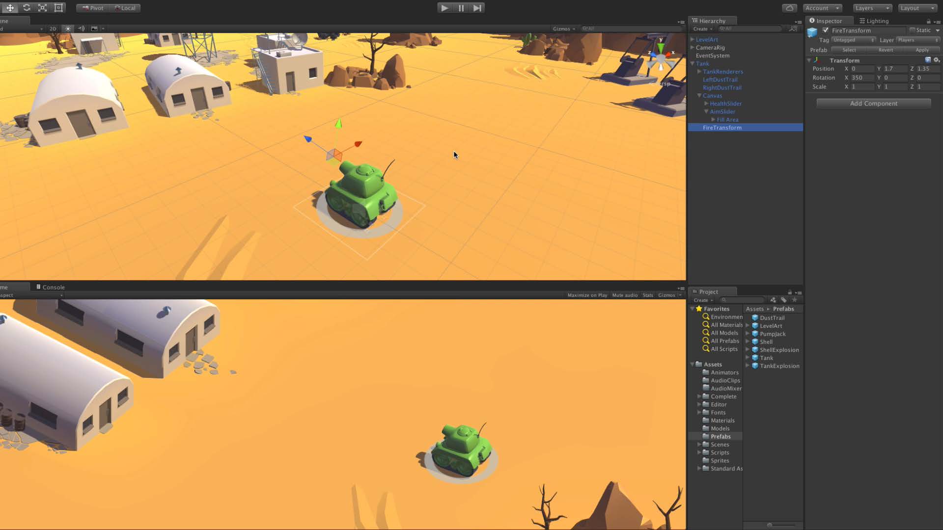 Creating and Firing Shells