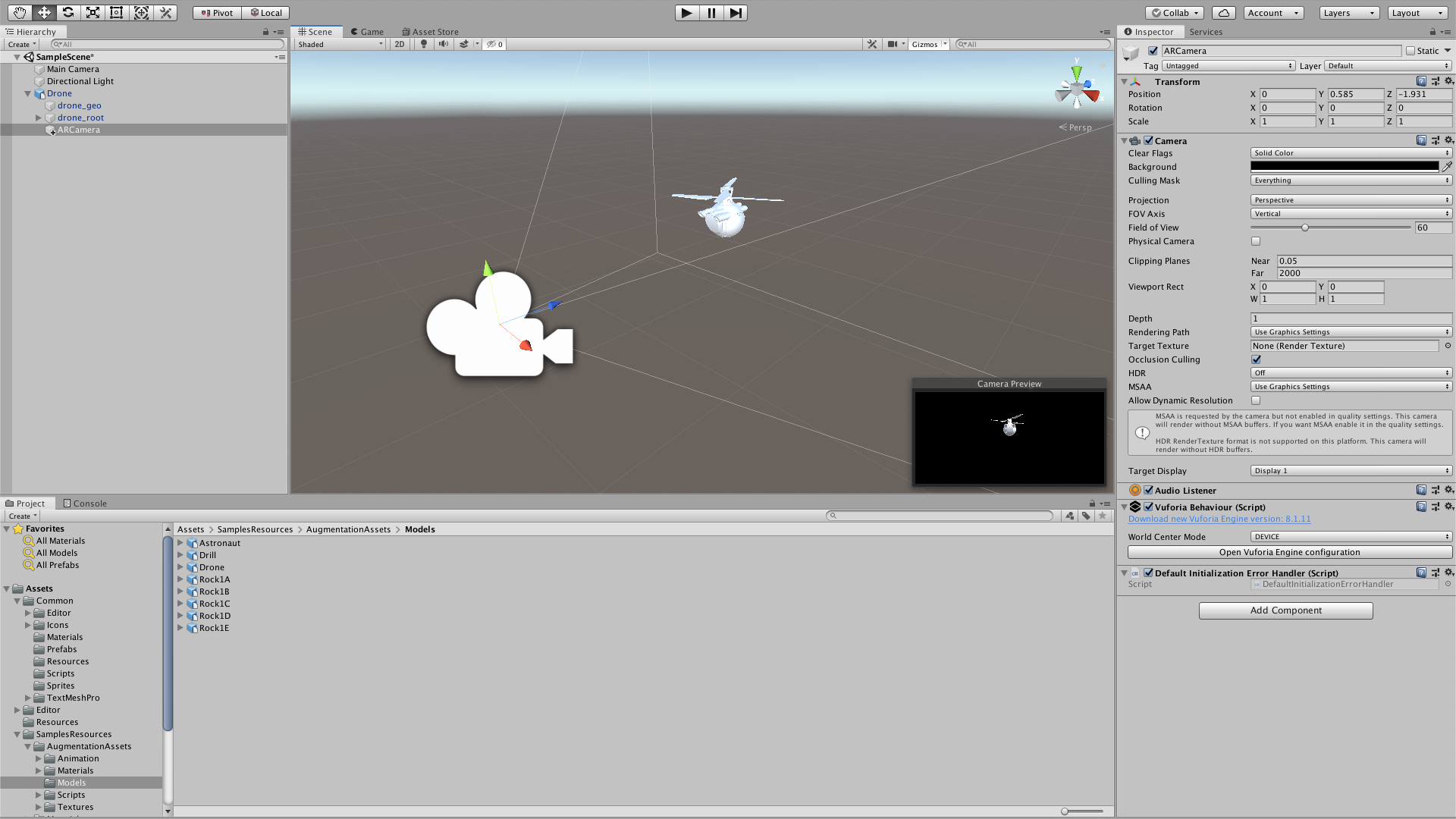 Configuring Unity for AR Development
