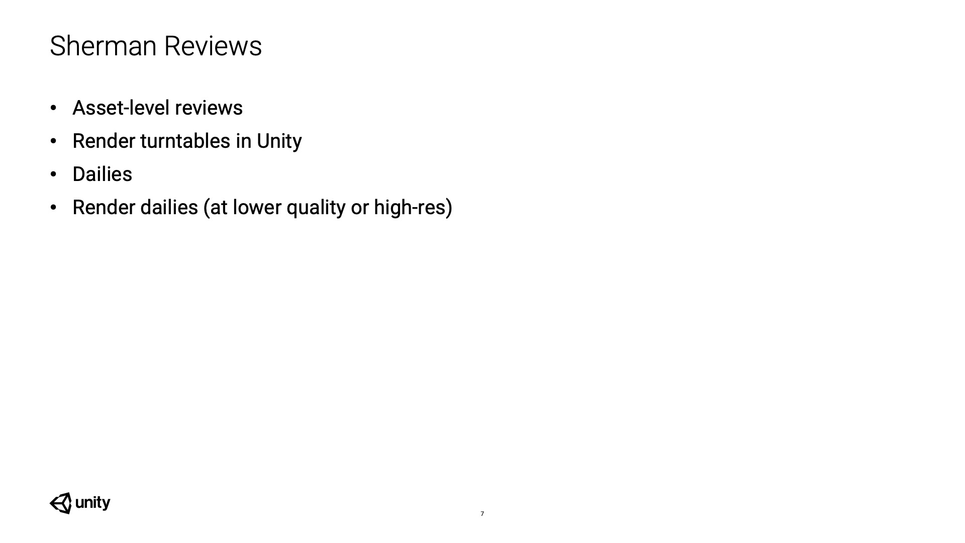 Figure 7: The types of reviews done in a Real-Time production