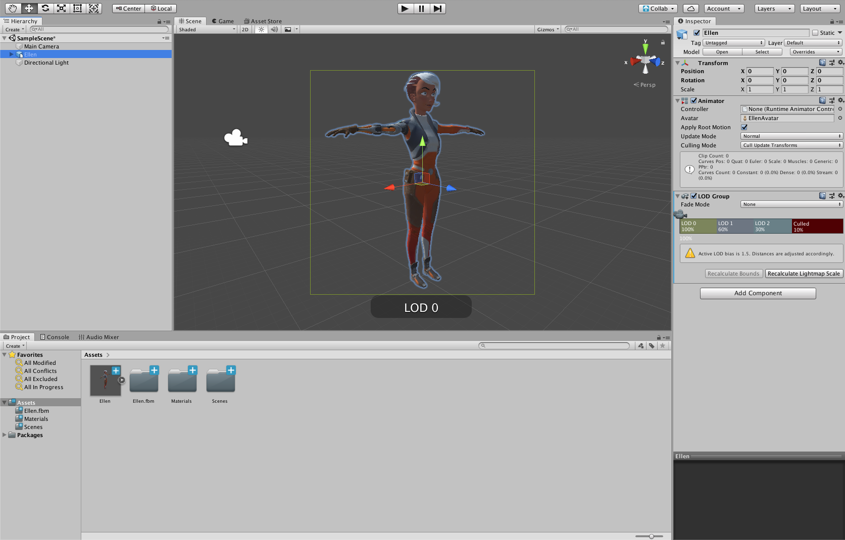 Creating LODs in Maya for Unity