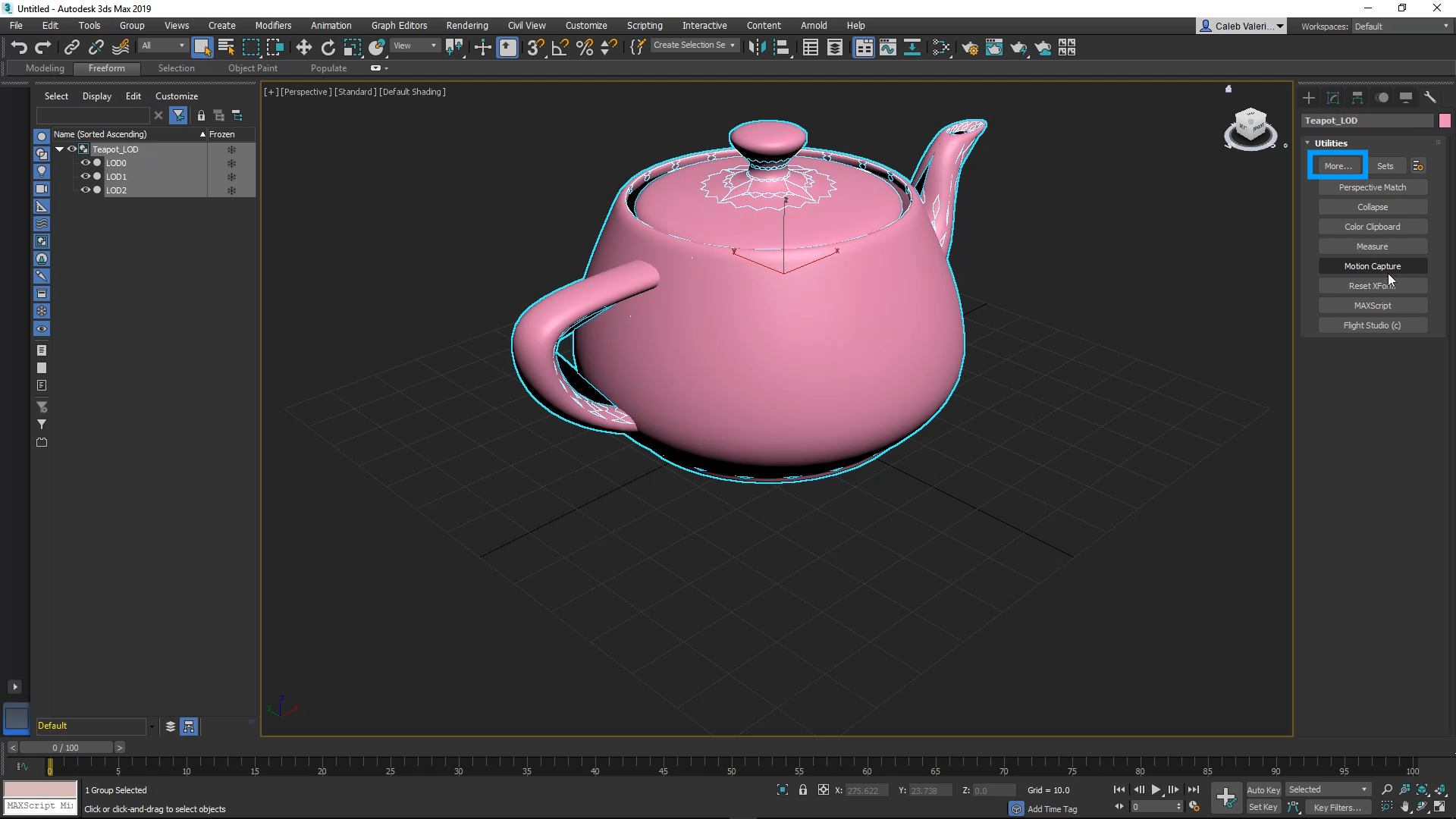Creating LODs in 3ds Max for Unity