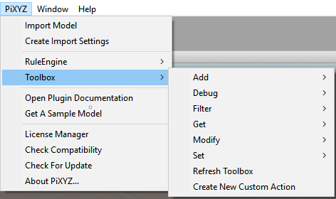 Introduction to the PiXYZ Plugin Toolbox
