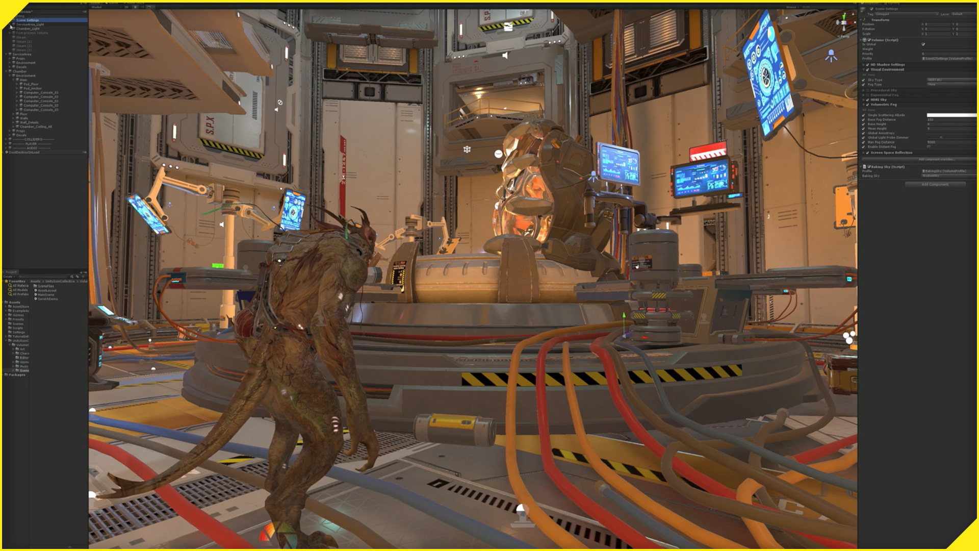 Challenge: Add HDRP Volumetric Fog to the Learning Scene