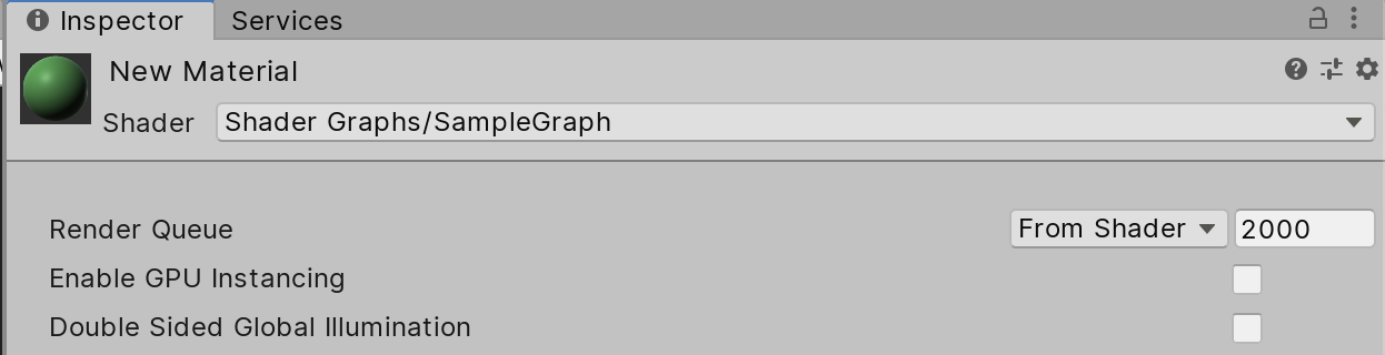 Figure 06: Material Shader Selection