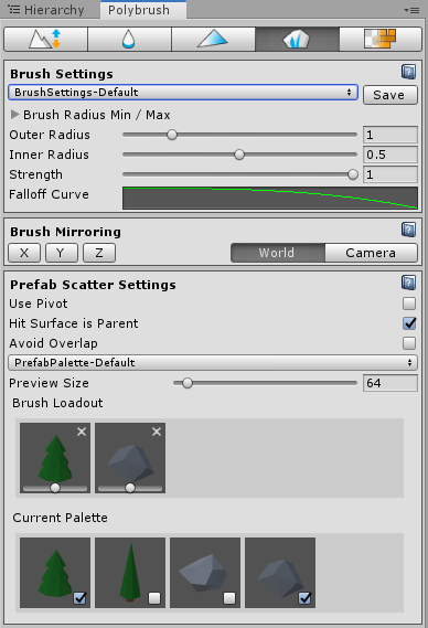 Scatter Objects with Polybrush