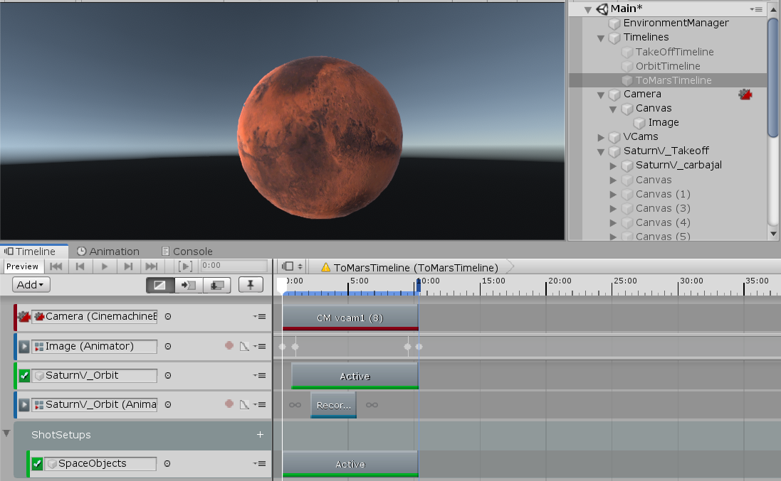 The final shot of our cutscene!