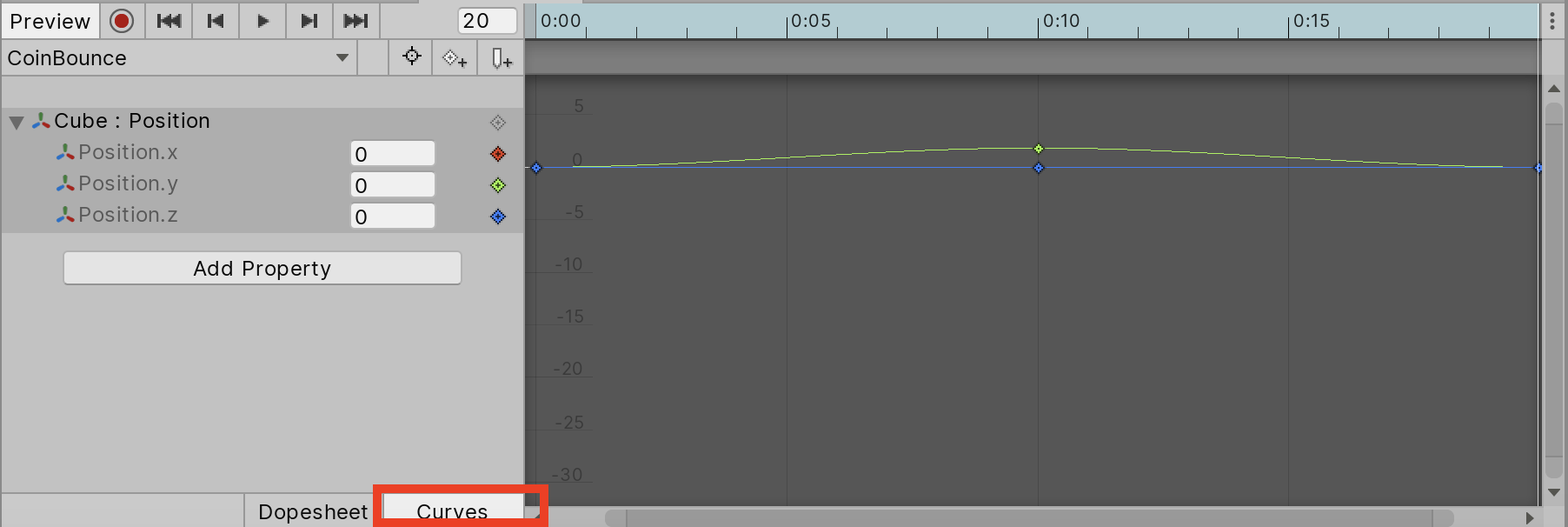 Working with Animation Curves - 2019.3