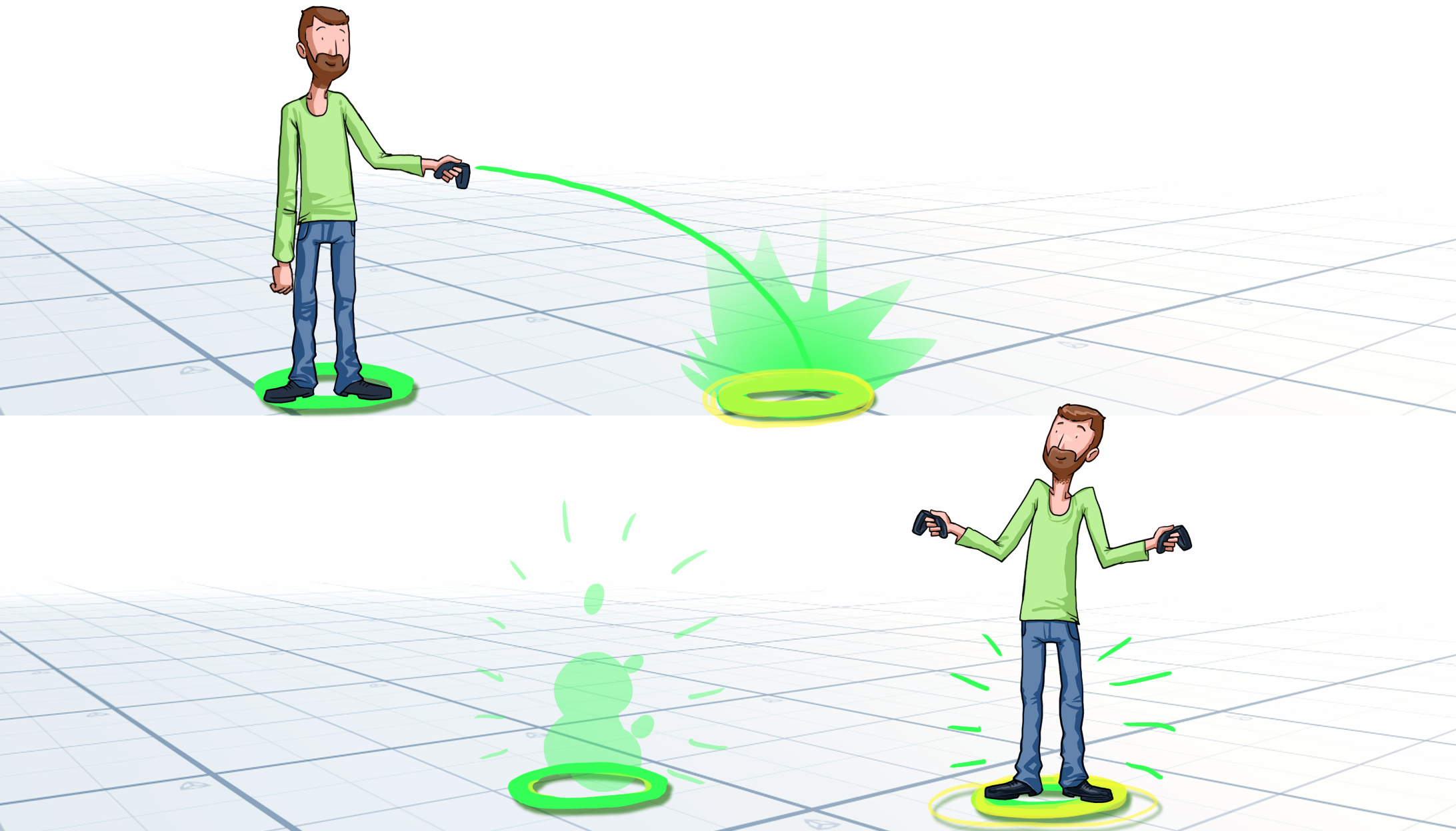 Add teleporters for movement