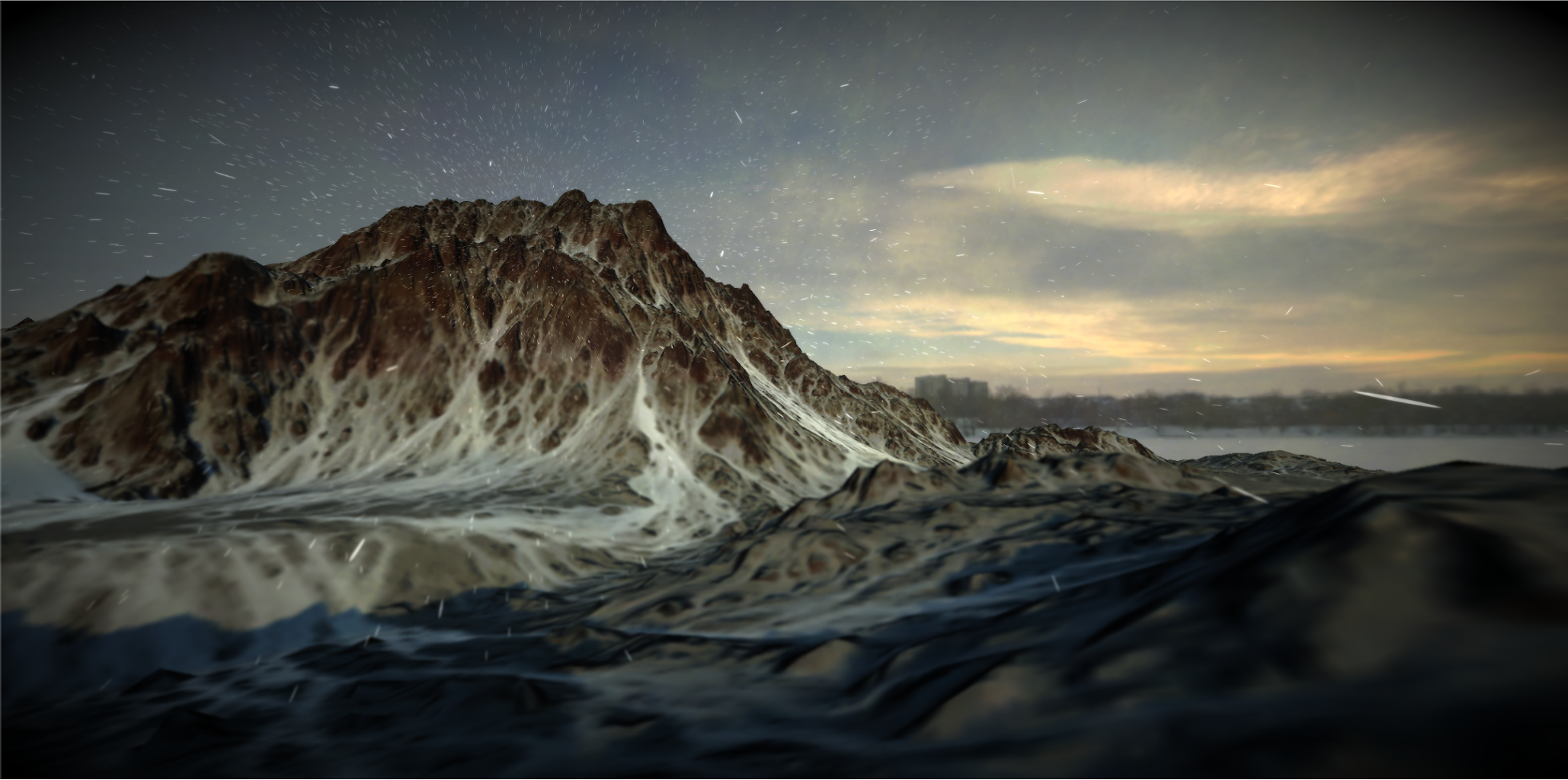 Image and contains content from the Snow Mountain asset on the Asset Store created by Svchost74