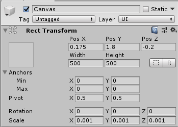 Suggested attributes for Canvas position