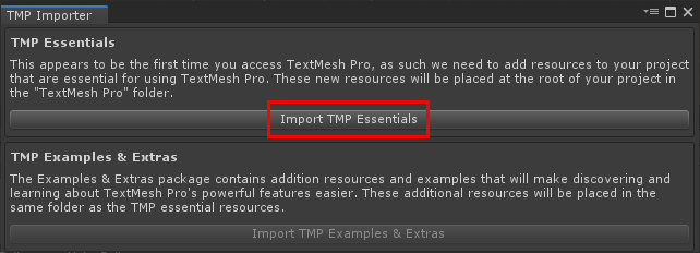 Figure 06: Unity Reflect uses TextMesh Pro for text UI elements.