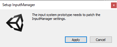 Figure 04: Applying required changes to the InputManager settings