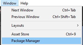 Figure 01: Package Manager