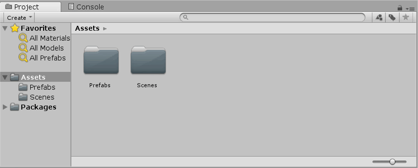The Project window search bar