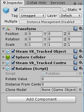 The controller components