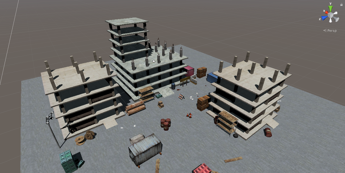 Waypoint Position 5: All three buildings should be visible
