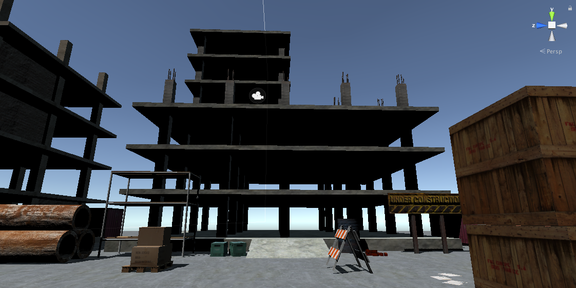 Waypoint Position 1: Positioned on the ground