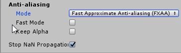 Anti-aliasing property