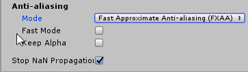 Turn on Fast-Approximate Anti-Aliasing