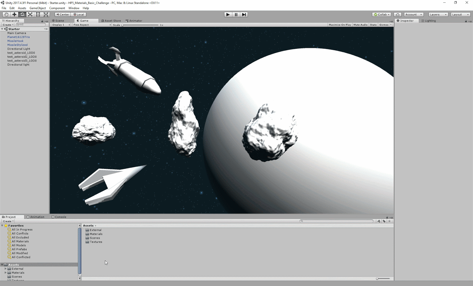 Creating a new Material