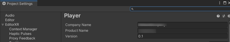 Figure 10: Setting up the Company and Application details