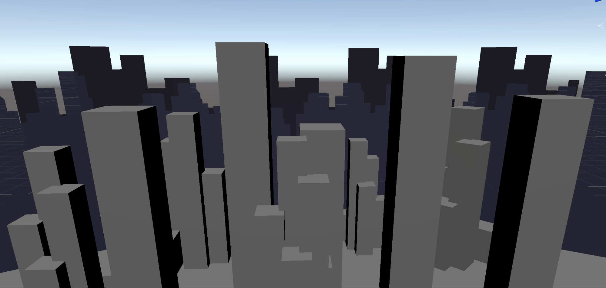 Figure 14: The cityscape is beginning to look more like a cityscape. 