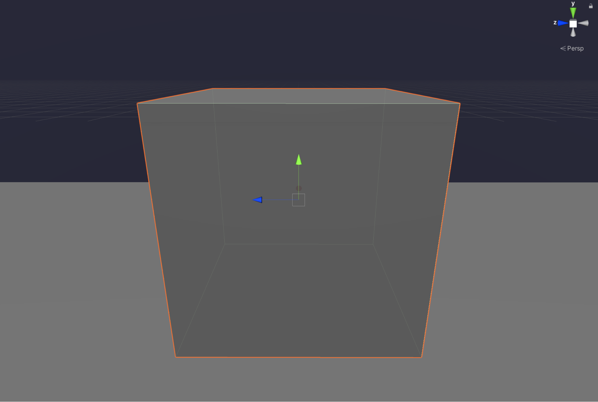 Figure 05: Adding a Cube to the Scene. It's currently quite small relative to the rest of the Scene.