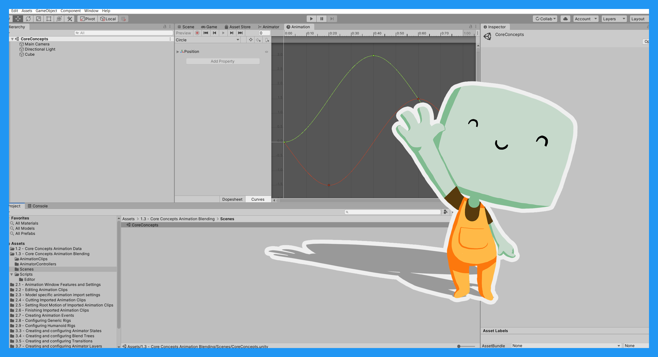 1.3 Core concepts: animation blending