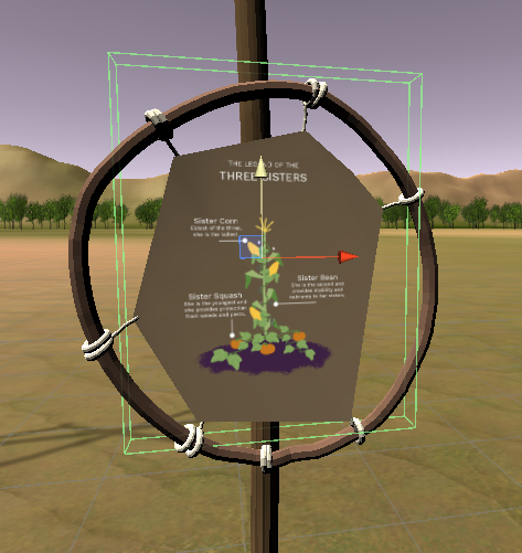 Gaze collider position and size