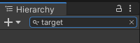 Search for targets in the Hierarchy
