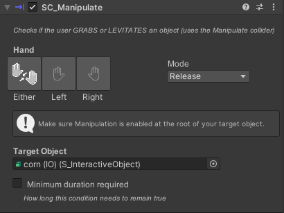 Detect when the crop has been released
