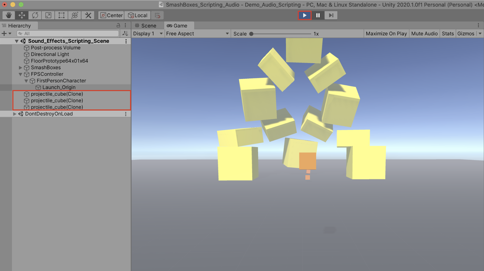 Sound Effects Scripting