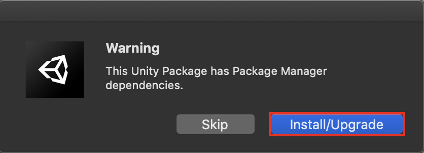 Installing the necessary dependencies for the 3D Game Kit template.