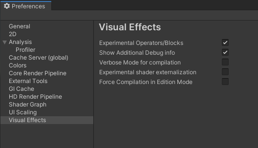 Figure 02: Preferences window with Experimental Operators/Blocks enabled