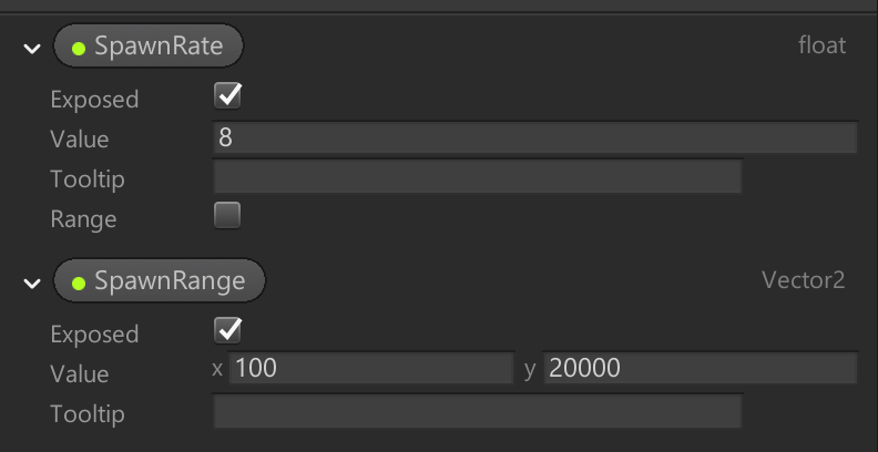 Figure 08: Creating two variables in the Blackboard to drive the Periodic Total Time Node