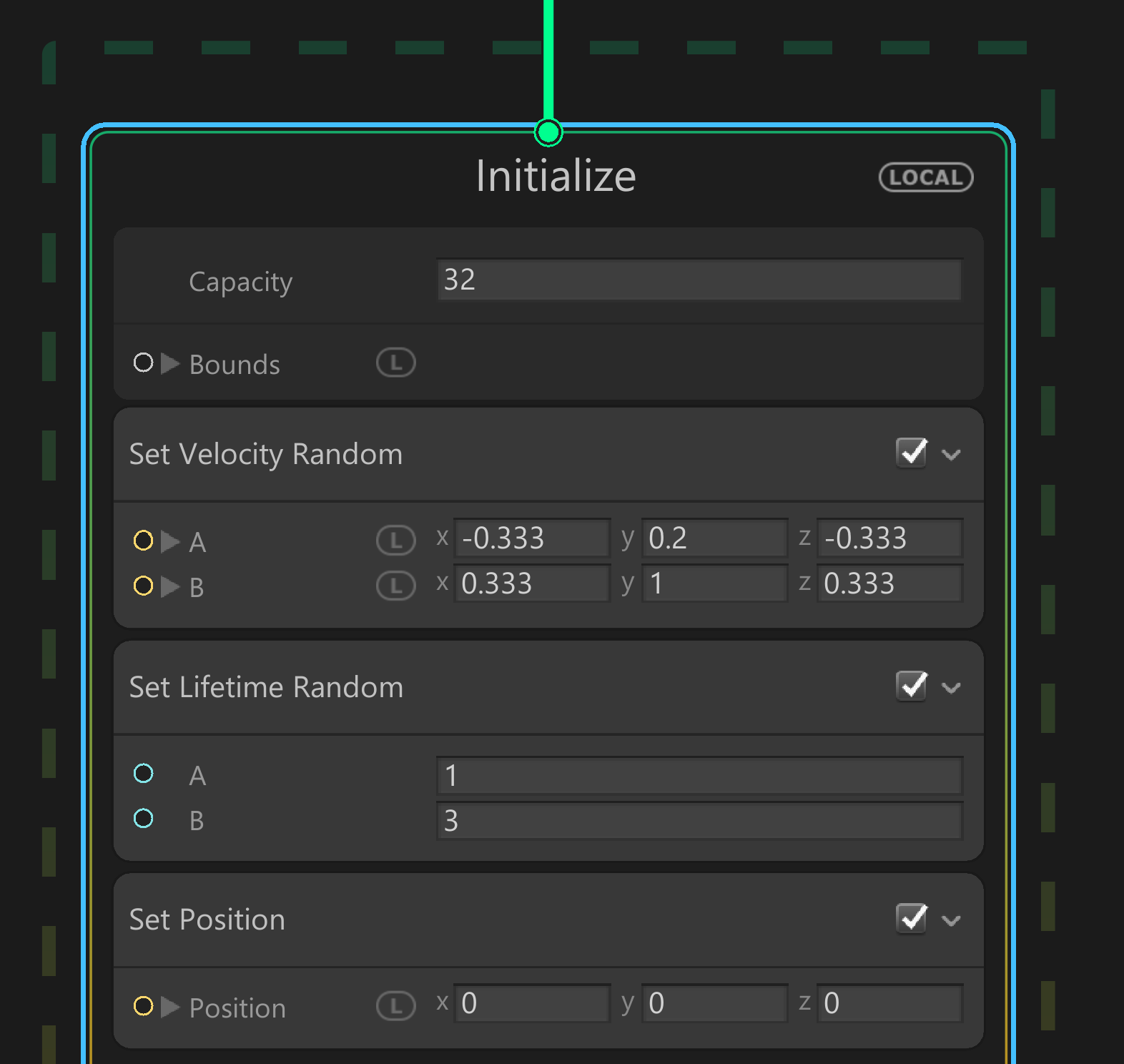 Figure 01: The system’s default Initialize Context