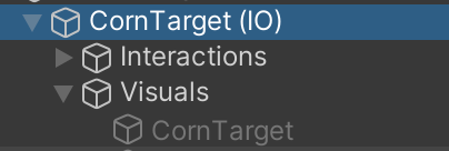 Deactivated target visual