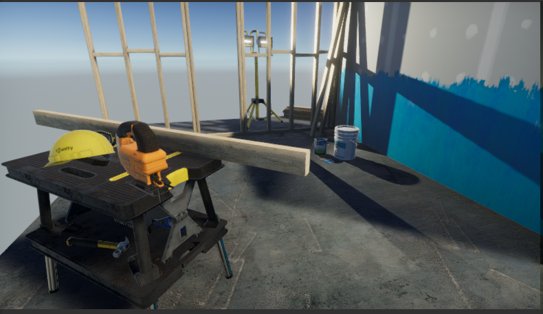 Figure 02: Sample Scene using the Universal Rendering Pipeline