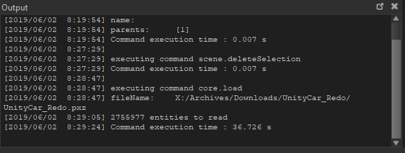 Figure 14: Log Output