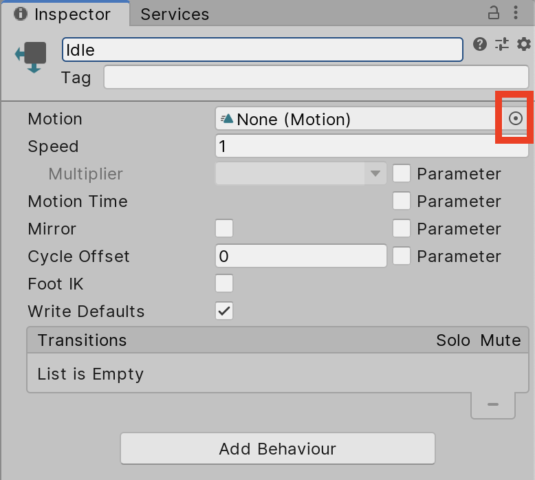 Figure 04: Adding a Motion Clip