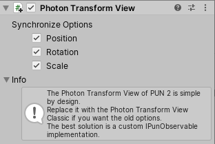 Configuring Photon Transform Views