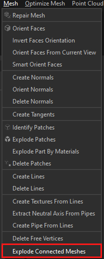 Figure 03: Click here to explode the connected meshes.