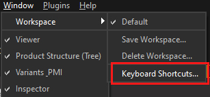 Figure 08: Keyboard shortcuts are a quick way to work without breaking focus.