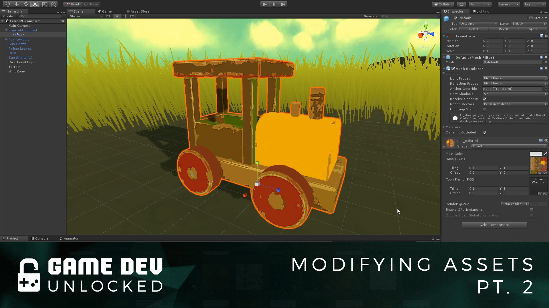 5. Modifying Art Assets and Making Them Yours, Part 2