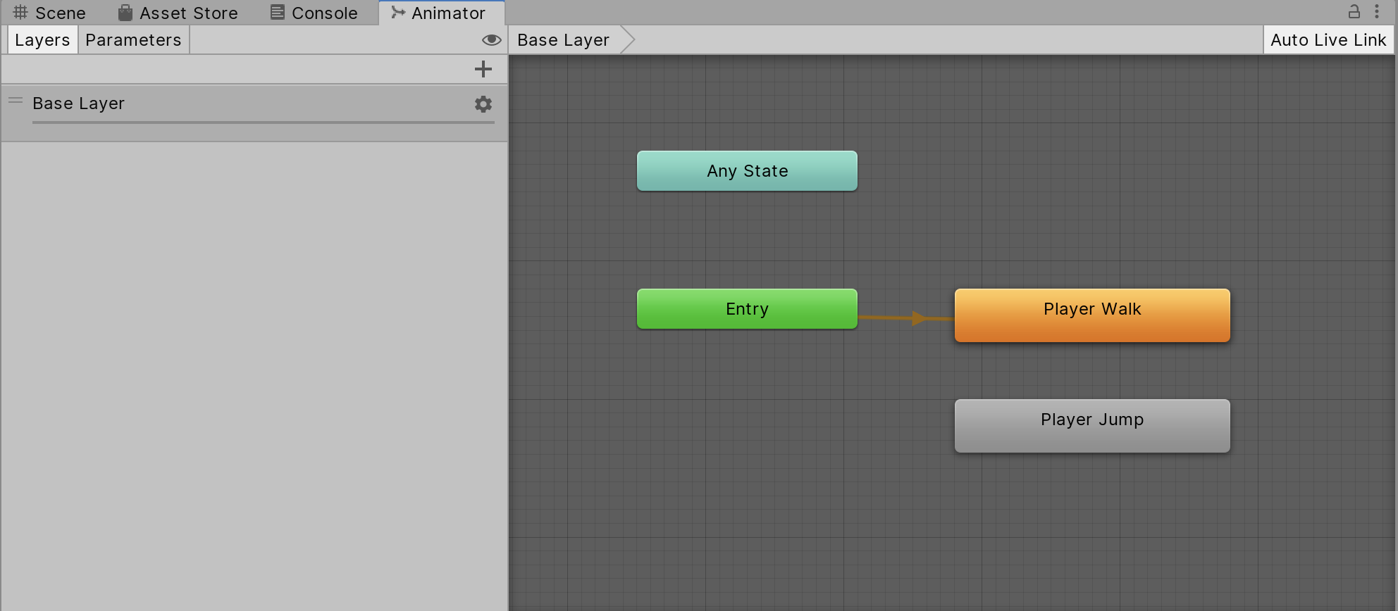 Figure 13: States in the Animation window