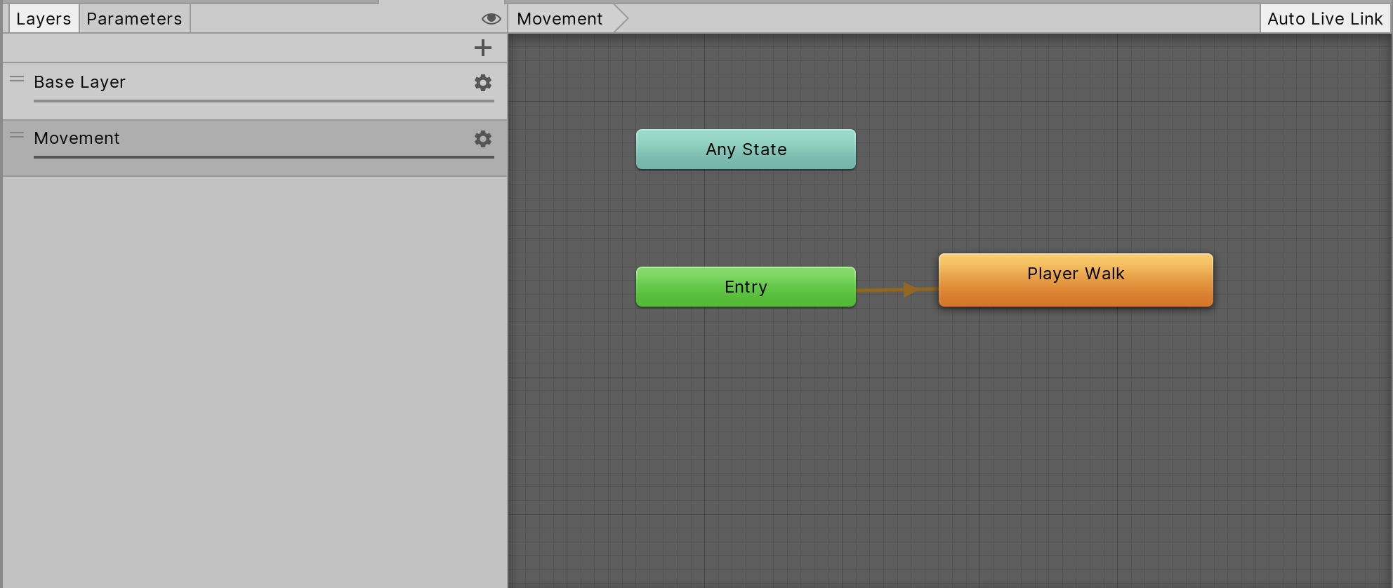 Figure 15: New Layer with its Default Animation State