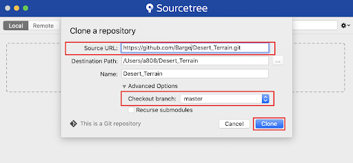 Cloning a repository