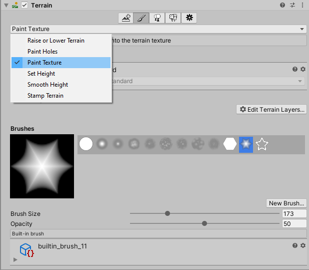 Figure 01: Empty Terrain Layers