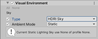 Figure 03: Visual Environment with HDRI Sky