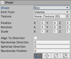 Figure 04: Shape module set to Box